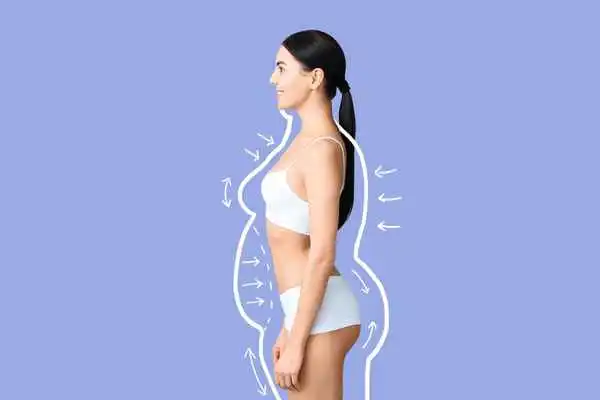 image of woman experiencing fat reduction treatment Greater London (Greenwich)