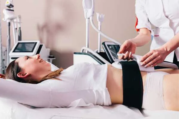 woman having body sculpting to help improve her body image and her mental health Greater London (Greenwich)