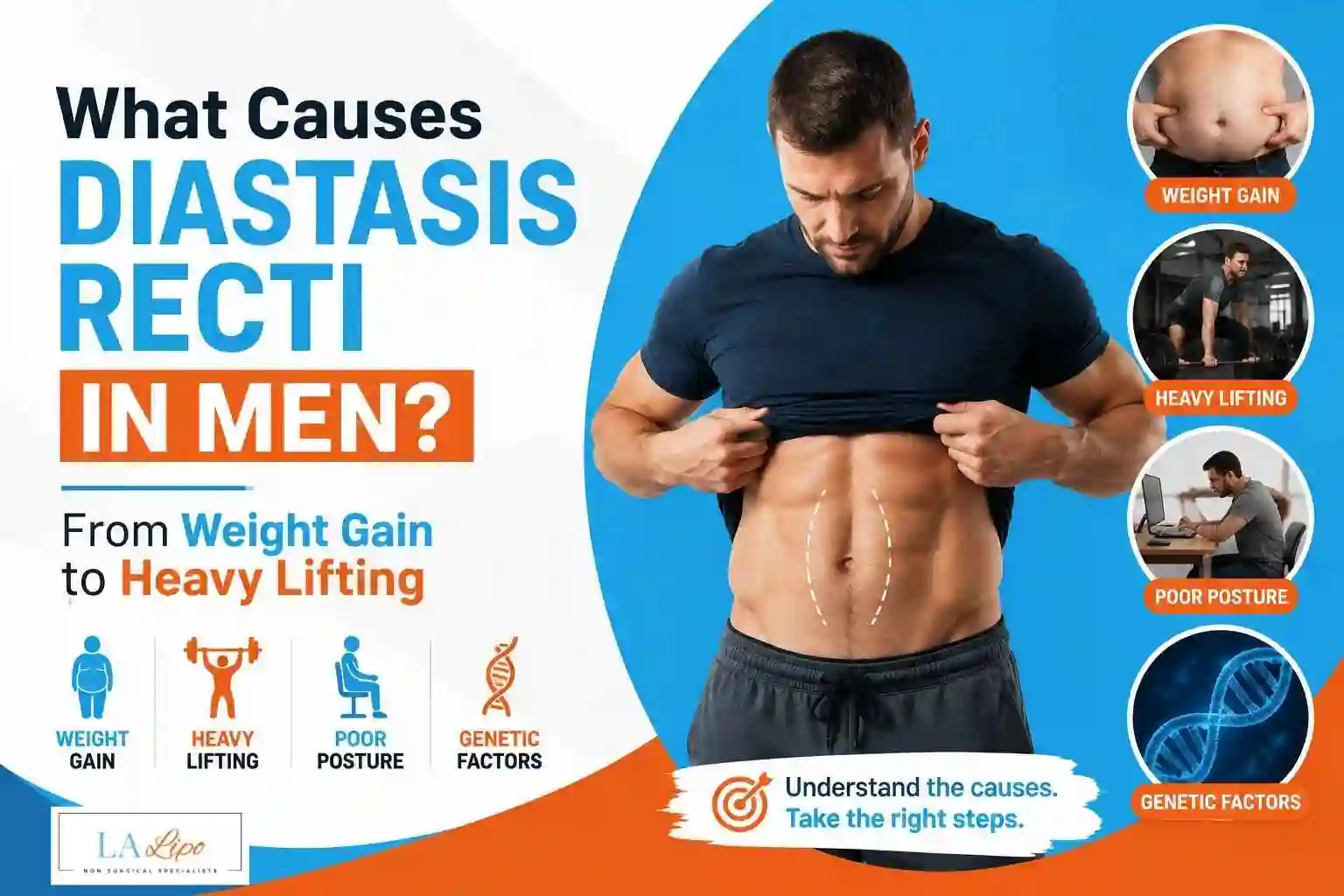 What Causes Diastasis Recti in Men? From Weight Gain to Heavy Lifting Greater London (Greenwich)